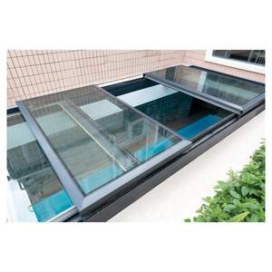 <span class=keywords><strong>Système</strong></span> de toit ouvrant en verre à rétraction automatique, <span class=keywords><strong>fenêtre</strong></span> latérale coulissante, aluminium vitré - Product Image 6