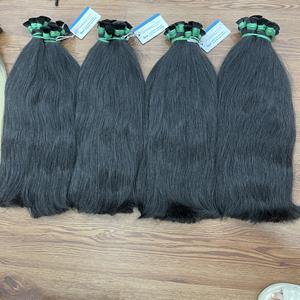 GRANDE VENTE 20% Couleur En Vrac Extension De Cheveux Extension De Cheveux Humains Longues 6-32 Pouces Trame Naturelle Droite - Product Image 1