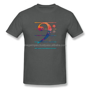 เสื้อยืดผ้าอ็อกซ์ฟอร์ดผ้าฝ้าย 100% ดีไซน์ใหม่แฟชั่นฮิปฮอปสั่งทำได้ - Product Image 3