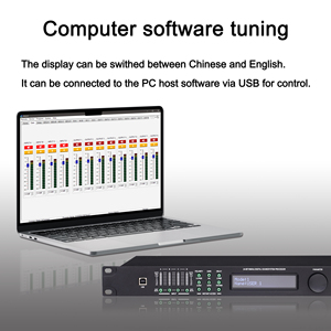 Thiết kế mới Chuyên NGhiệp DSP xe xử lý âm thanh với Backlit hiển thị kim loại xây dựng XLR giao diện chất lượng cao-giá cả tuyệt vời - Product Image 4