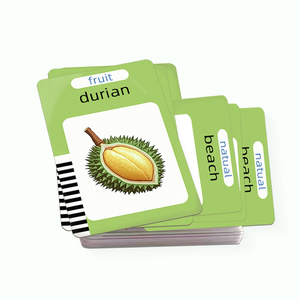 Stampa di vista del bambino 26 <span class=keywords><strong>parole</strong></span> in lettere inglesi alfabeto <span class=keywords><strong>gioco</strong></span> di apprendimento per bambini carta giocattoli educativi Flash card/carte Cognitive - Product Image 6