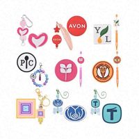 Tendance 2025 : Accessoire en gros pour stylos DIY en PVC, perles décoratives imprimées, breloques en silicone PVC à motifs de dessins animés perlées, étanches