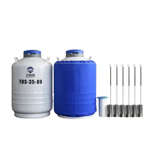 30 litros 80mm YDS 30-80 tanque de nitrógeno líquido contenedores de nitrógeno líquido de cuello ancho para muestras de conservación