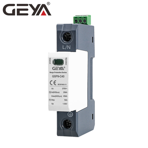 <span class=keywords><strong>Protezione</strong></span> contro i sovratensioni per guida DIN GSP9-C40 1P 40KA, <span class=keywords><strong>protezione</strong></span> contro i fulmini, IP20, certificato CE, 275V AC/DC T1+T2 - Product Image 3