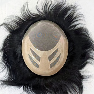 วิกผมผู้ชาย NPU และ MONO Natural Wave ผมแท้  ระบบต่อผมแบบทูพี ราคาดีที่สุด คุณภาพเยี่ยม # ความหนาแน่น 120% - Product Image 1