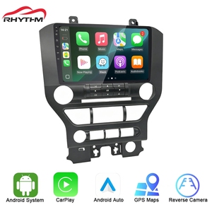 วิทยุติดรถยนต์ Rhythm 9 นิ้ว พร้อมระบบนำทาง GPS แสดงผลแบบเรียลไทม์ พอร์ต USB หลายช่อง วิทยุ FM ใช้งานได้นาน ไม่มีอาการหน่วง เหมาะสำหรับรถยนต์ฟอร์ด มัสแตง ปี 2015-2020 - Product Image 1
