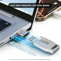 Adaptateur USB A vers Type C Femelle, Convertisseur OTG Type C Femelle vers USB A Mâle