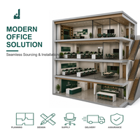 Service de conception de bureaux commerciaux modernes |   Planification personnalisée de la disposition des espaces avec vue panoramique 3D en réalité virtuelle