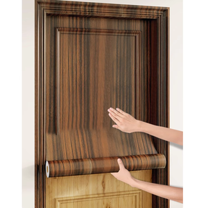 Papier peint adhésif effet bois, rustique, amovible, film <span class=keywords><strong>vinyle</strong></span> pour comptoirs et armoires - Product Image 1