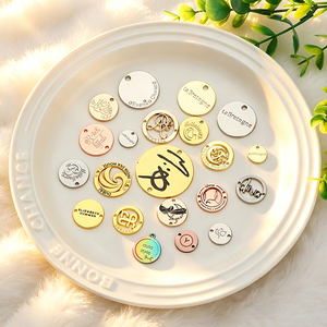 Etiquetas de Metal con Logotipo Personalizadas de Aleación de Zinc Pulido, Etiquetas de Ropa al por Mayor, Corte Láser, Ecológicas, Autoadhesivas, Envío Rápido - Product Image 3