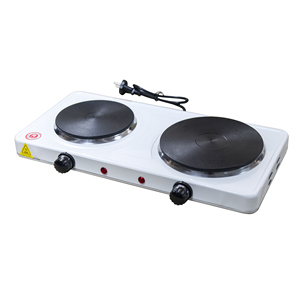 便携式不锈钢双灶头 2000W 电热炉，适合家庭和房车使用 - Product Image 4