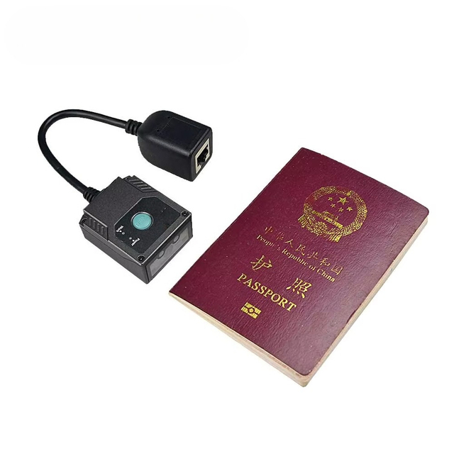 China USB 1D Barcode Reader PDF417 QR Code 2D Barcode Scanner for Driving License Barcode Stock Plug & Play