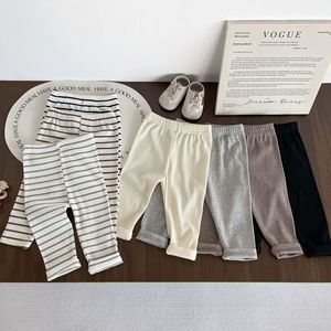 <span class=keywords><strong>Leggings</strong></span> Casual per Bambini in Misto Cotone <span class=keywords><strong>a</strong></span> Costine con Rivestimento in PU e Stampa per Ragazze e Ragazzi - Primavera/Autunno con Elastico in Vita e Strisce Sottili - Product Image 2