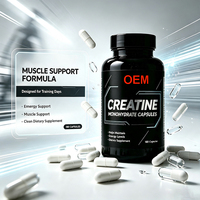 Poudre de créatine monohydrate à marque privée pour hommes et femmes – Soutien énergétique et musculaire pour l'entraînement – Nutrition en capsules électroniques