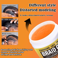 Gel Coiffant Tresses 120ml Fixation Extra Forte Nourrissant Gel de Contrôle des Bords pour Locs Personnalisé en Usine Gel pour Tresses Sans Résidus Blancs