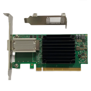 การ์ดอะแดปเตอร์เครือข่าย Mcx455a ของแท้สำหรับ Mellanox Connectx-4 พอร์ตเดียว 100g Ethernet Ib มีสินค้าในสต็อกจำนวนมาก - Product Image 1