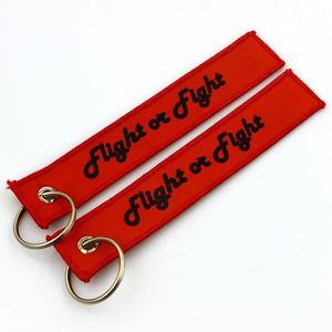 Cadena de llaves personalizada de bajo MOQ con cordón corto y tarjetero tejido - Product Image 4