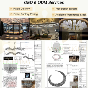 โคมไฟเพดาน LED พร้อมรีโมทคอนโทรล ปรับได้ สไตล์ร่วมสมัย แบบมาเรีย เทเรซา คริสตัล แชนเดอเลียร์ สีทอง หรูหรา สำหรับห้องรับประทานอาหาร ห้องนั่งเล่น - Product Image 4