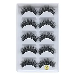 ขายส่ง3D Mink Strip Eyelashes ขนตาปลอมชุด