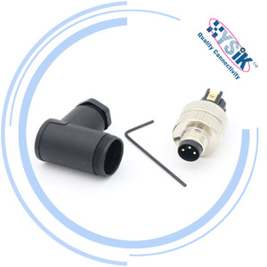 Steker bundar konektor kabel rakitan bidang M8 kuat dan ringkas - Product Image 4