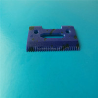 Lames de tondeuse à cheveux industrielles en céramique avec tiges en céramique de zircone haute dureté et dents escalonpées