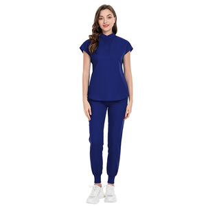 Uniformes de Hospital para Enfermeras, Conjuntos de Uniformes Médicos para Mujer, Cómodos, Elásticos, a la Moda, de Manga Corta, Tejido de Alta Calidad, Disponibles en Stock - Product Image 4