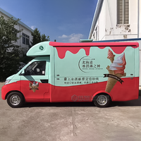 Grand Food Truck, Camion de Restauration Mobile, Stand de Tacos, Cuisine Mobile, Camion à Pizza, Camion à Café, Chariot à Hot-dogs, Restaurant Mobile