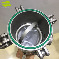 Nouveau boîtier de filtre à sac à pression en acier inoxydable pour la filtration de poche de liquide