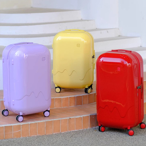 <span class=keywords><strong>Valise</strong></span> mignonne pour enfants, <span class=keywords><strong>valise</strong></span> à roulettes de 20 pouces, <span class=keywords><strong>valise</strong></span> à roulettes de 24 pouces pour femmes, <span class=keywords><strong>valise</strong></span> de voyage antichoc avec serrure à code - Product Image 2
