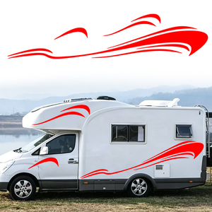 Kit de 6 <span class=keywords><strong>pegatinas</strong></span> gráficas de vinilo autoadhesivas universales <span class=keywords><strong>para</strong></span> decoración exterior de autocaravanas, <span class=keywords><strong>caravanas</strong></span> y remolques - Product Image 5