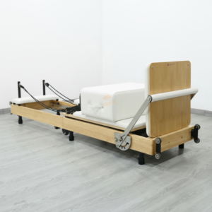 Cama con núcleo de <span class=keywords><strong>Pilates</strong></span> de madera de roble duradera de alta calidad, portátil y plegable a bajo precio para estudio de fitness y trabajo corporal - Product Image 3