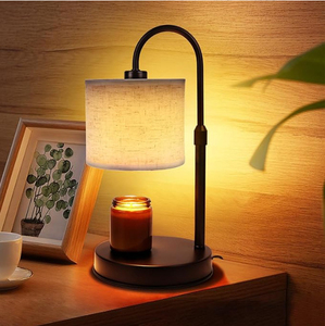 Lámpara de Mesa Moderna Minimalista con Campana de Cristal, Luz Blanca Cálida de 2W, CRI 80, Pantalla Color Blanco Hueso, Base de Latón, E26 LED, AC 85-265V, Decorativa - Product Image 3