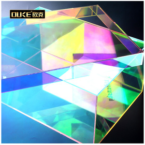 Tùy chỉnh chất lượng hàng đầu mô hình cầu vồng Acrylic Giày hiển thị hộp màu Acrylic Hộp - Product Image 5