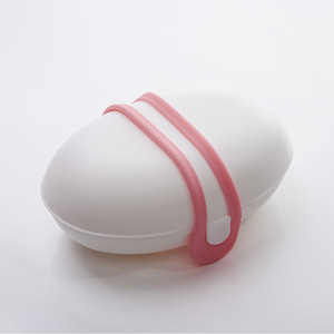 Portable Travel <b>Soap</b> Box Oval Shape Leak Proof Lid <b>Mini</b> For Bags PP Material - Product Image 2