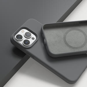 غطاء سيليكون سائل أصلي قوي المغناطيس لعام <span class=keywords><strong>2026</strong></span> لهواتف آيفون 17 إير و16 بلس و15 و13 و12 برو ماكس مع رسوم متحركة ومقاوم للصدمات - Product Image 6