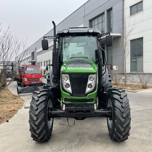 Certificación CE para motores Euro 5 YTO Motor TB Chasis 80HP Tractor agrícola compacto 4WD con cabina - Product Image 6