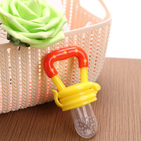 Tétine en silicone sans BPA pour bébé, tétine en silicone, grignoteuse, grignoteuse, nouveau design d'aliments aux fruits frais, alimentation sûre des tétines pour enfants