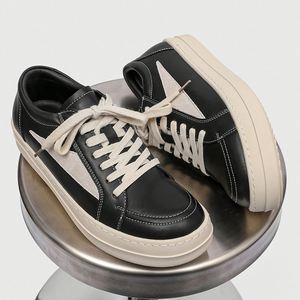 Zapatos Casuales Estilo Skateboard Negros para Hombre, Tendencia 2025, Zapatos para Caminar Gruesos de Diseño Urbano de Alta Calidad - Product Image 6
