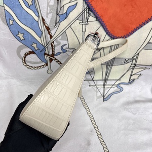 Customizable Fashion Portable Women's Shoulder Bag Genuine Leather Crocodile Underarm <b>Purse</b> <b>with</b> Top Zipper and Single Strap - Product Image 5
