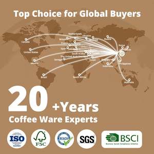 Kingze - Juego de Cafetera Mini Personalizada de 6 Piezas, Kit de Preparación de Café Manual, Cafetera Moka Portátil, Caja de Regalo para Acampar y Hacer Senderismo - Product Image 3