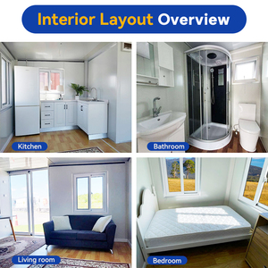 Comfort <span class=keywords><strong>Mobil</strong></span> Cozy House Tre Habitación expandible 20 pies 40 pies 1 dormitorio Casas prefabricadas <span class=keywords><strong>Mobil</strong></span> Homes Container Italia Planes para alquiler - Product Image 2