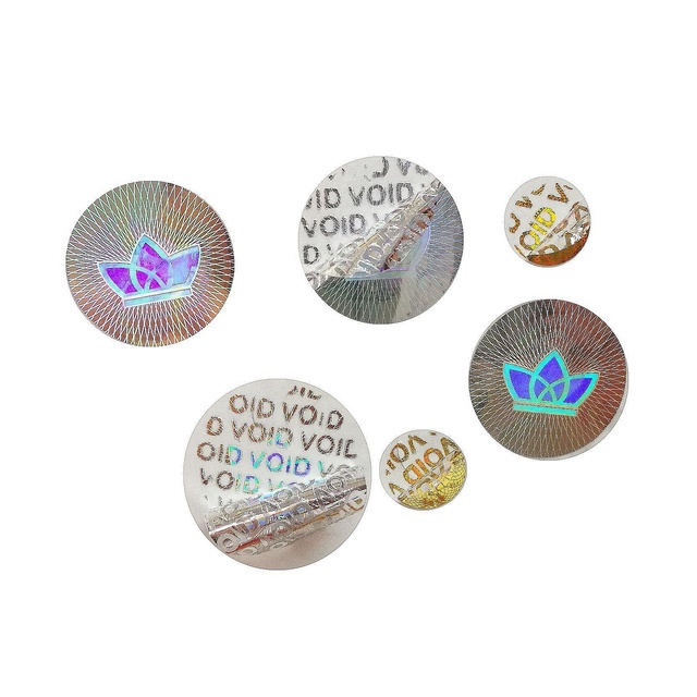 Custom Tamper Evident Security Hologram VOID Sticker Holographic Label