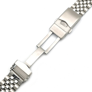 <span class=keywords><strong>Bracelet</strong></span> de <span class=keywords><strong>montre</strong></span> en acier inoxydable de luxe à 5 maillons réglables, très vendu, <span class=keywords><strong>avec</strong></span> fermoir déployant pour la plongée - Product Image 3