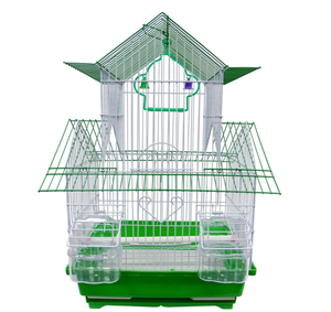 Gabbia per uccelli in ferro appeso gabbia per allevamento di uccelli di grandi dimensioni in metallo rete metallica gabbie pieghevoli per allevamento di canari grande gabbia per uccelli in metallo - Product Image 4