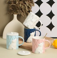 Mug ours polaire avec couvercle et cuillère