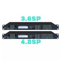 Procesador de Audio Digital Profesional Paulkitson 4.8SP 3.6SP con Tecnología DSP y Carcasa de Metal para Altavoces Line Array de Escenario