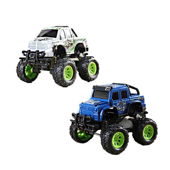 Hot selling alloy spring car pull-back Off-road vehicle 1:43 Big wheels model car toys supercool boys favorite gift