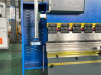 Presse plieuse électro-hydraulique CNC robuste de 250T avec système DELEM DA58TX et fonctionnalité de programmation 2D