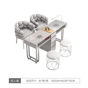 Produits à succès 2025, produits exclusifs pour salon de beauté, table de manucure de luxe légère et professionnelle, table de technicien en ongles, table à ongles - Product Image 6