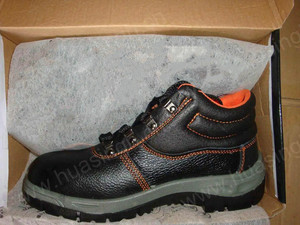 Scarpe Antinfortunistiche LXG per Industria Chimica, Qualità in Pelle, Puntale in Acciaio/Inserto per Suola Intermedia, Economiche, Stivali da Lavoro Marroni HSB252 - Product Image 5